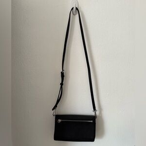 Rebecca Minkoff Black Crossbody Bag with Silver Accents